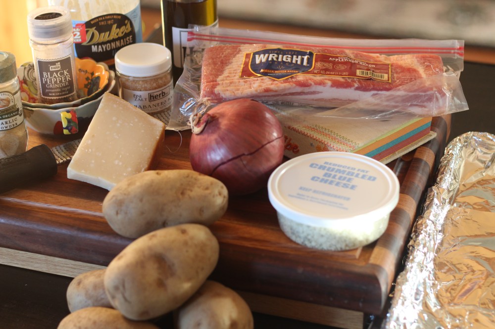 Grilled Potato Salad Ingredients