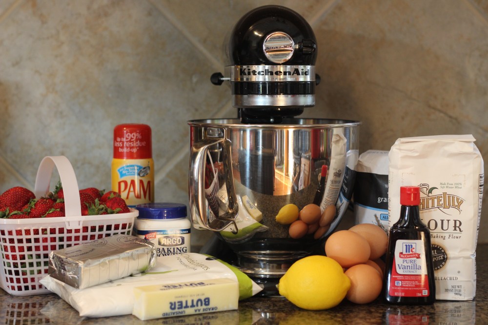 Homemade Strawberry Cake