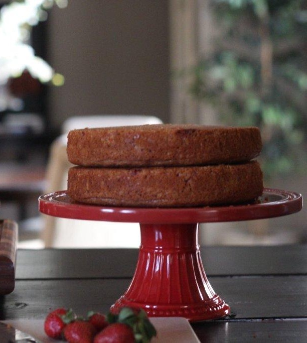 Homemade Strawberry Cake
